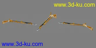 3D打印模型一组枪械的图片