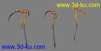 3D打印模型死神镰刀的图片