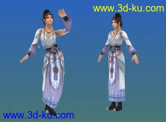 3D打印模型长门歌使3 带舞蹈显贤淑帖图的图片