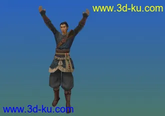 J3模型0镖局带动作显江湖豪放帖图的图片