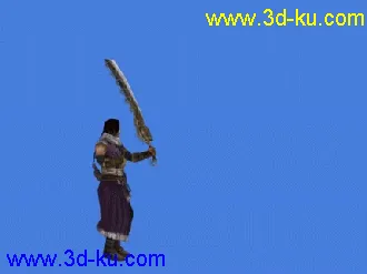 J3刀霸模型 带动作显侠士豪客帖图的图片