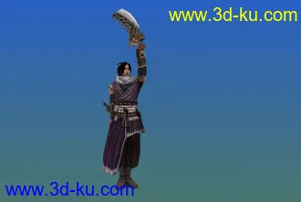 J3刀霸模型 带动作显侠士豪客帖图的图片