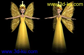 3D打印模型电影小叮当里面的女王的图片