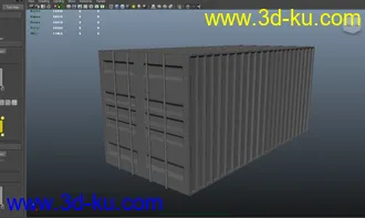 3D打印模型集装箱  精模的图片