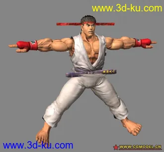 3D打印模型RYU (STREET FIGHTER 4)的图片