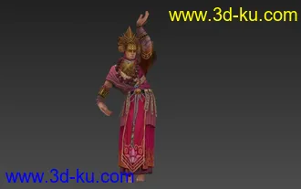 J3天竺迦兰僧模型带动作显佛家帖图的图片