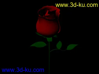 3D打印模型新手做的玫瑰花的图片