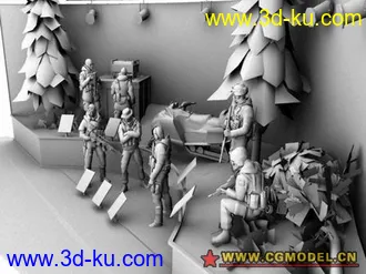 3D打印模型使命召唤6  场景 啊的图片