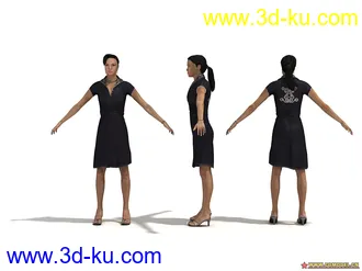 3D打印模型Evermotion人物库里面的角色04的图片