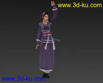J3模型01 刀霸女带动画呈雅典帖图的图片