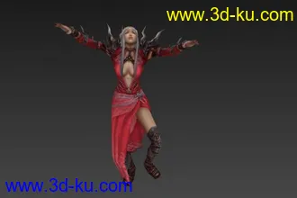 J3模型03红衣教E13004带动作呈赤卫帖图的图片