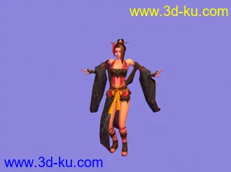 J3剑网三模型07E28002带泰祥舞姿闪春色帖图的图片