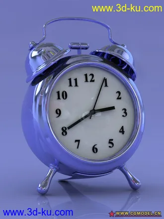 3D打印模型一个可爱的闹钟的图片