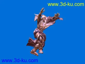 男天神模型带动作呈霸气帖图的图片