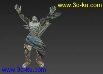 男天神模型带动作呈霸气帖图的图片