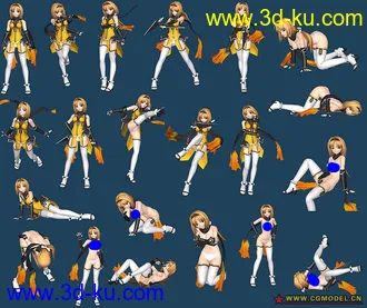 3D打印模型发个女的的图片