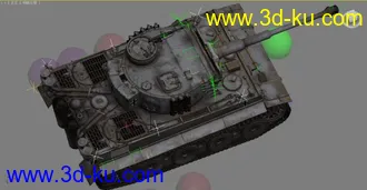 [全套军事模型]重型坦克系列独立分包Obj+贴图+MAX2012下载（不断更新）的图片