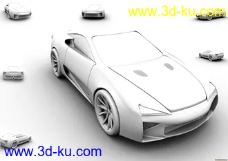 3D打印模型单纯一辆车的图片