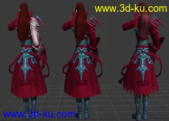 3D打印模型剑5血手，三套贴图的图片