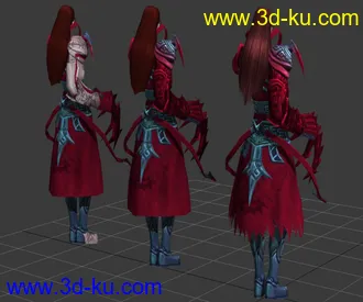 3D打印模型剑5血手，三套贴图的图片
