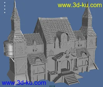 3D打印模型小房子的图片