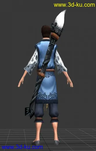 3D打印模型古代男人的图片