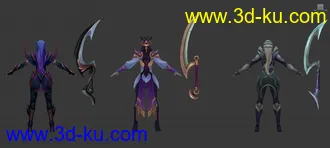 3D打印模型英雄联盟 皎月女神戴安娜的图片
