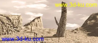 3D打印模型干燥的泥地的图片