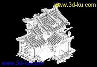 3D打印模型高模——建筑的图片