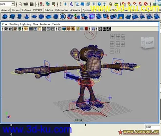 3D打印模型韩国高级动画角色绑定，不要错过。的图片