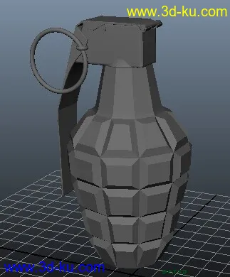 3D打印模型Mk2手雷的图片