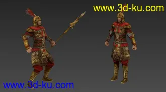 剑三J3模型07神策E15001带动作呈红卫金帖图的图片