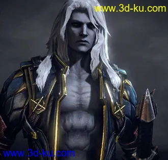 3D打印模型恶魔城：暗影之王主角的图片
