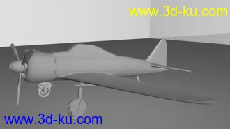 3D打印模型零式战机[四边面]的图片