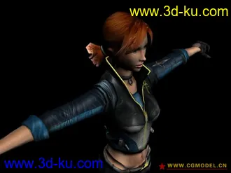 3D打印模型發個遊戲女人物的图片