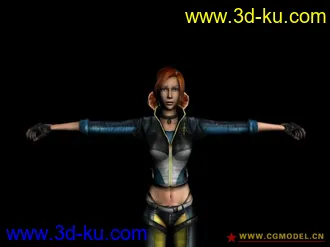 3D打印模型發個遊戲女人物的图片