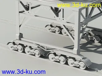 3D打印模型大型吊车起重机的图片