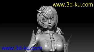 3D打印模型古代唯美小妹子一枚.的图片