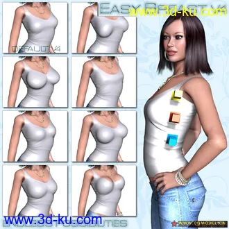 美女模型，obj格式！的图片