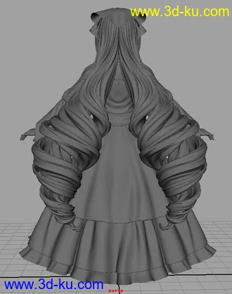 3D打印模型蔷薇少女 翠星石的图片