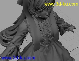 3D打印模型蔷薇少女 翠星石的图片