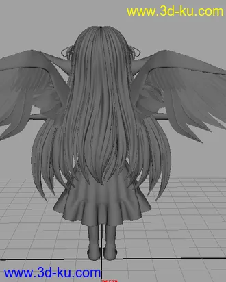 3D打印模型小女孩的图片
