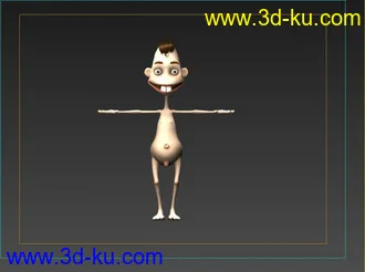 3D打印模型Q版 卡通小男孩的图片