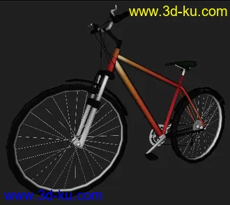 3D打印模型登山远行两用自行车单车脚踏车的图片