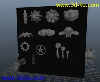 3D打印模型ZB导出零部件 存的是OBJ格式 方便大家取用的图片