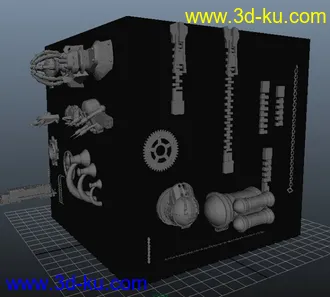 3D打印模型ZB导出零部件 存的是OBJ格式 方便大家取用的图片