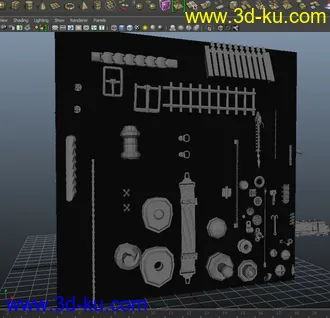 3D打印模型ZB导出零部件 存的是OBJ格式 方便大家取用的图片