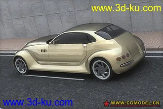 3D打印模型概念车Retro，霸气十足的图片