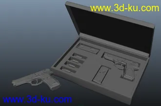 3D打印模型手枪的图片