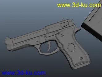 3D打印模型手枪的图片